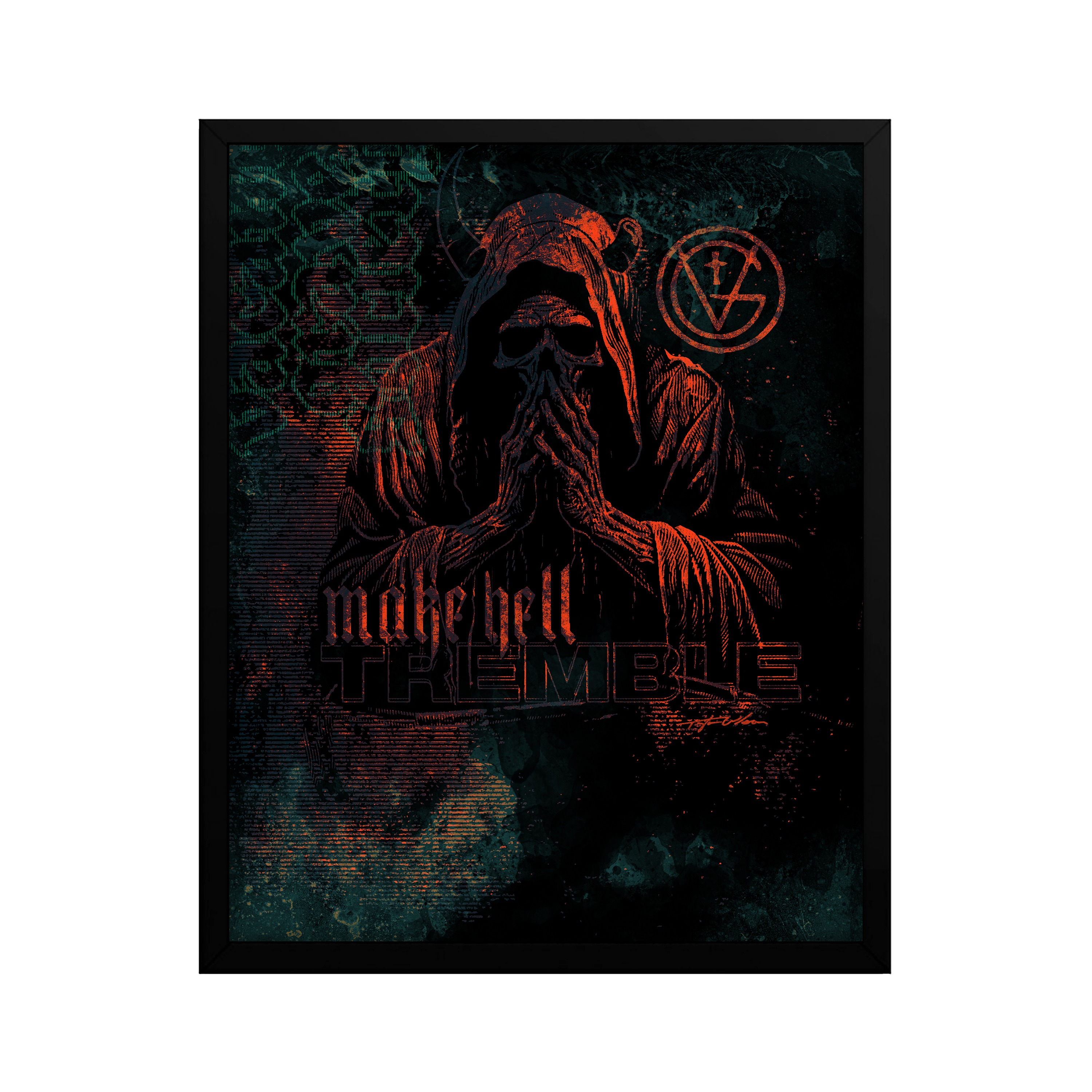 MAKE HELL TREMBLE (GLITCH) - POSTER