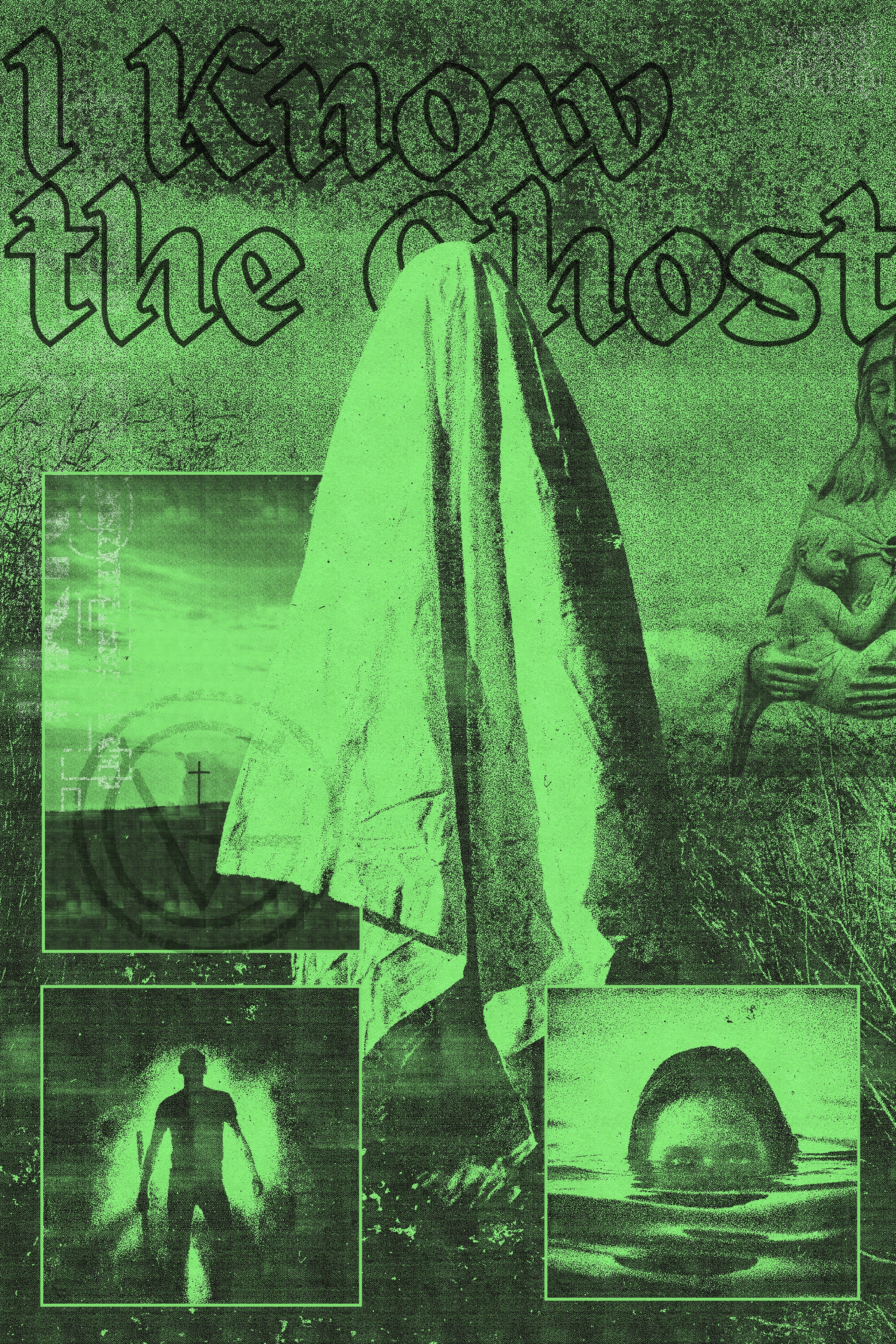 I KNOW THE GHOST - FRAMED POSTER