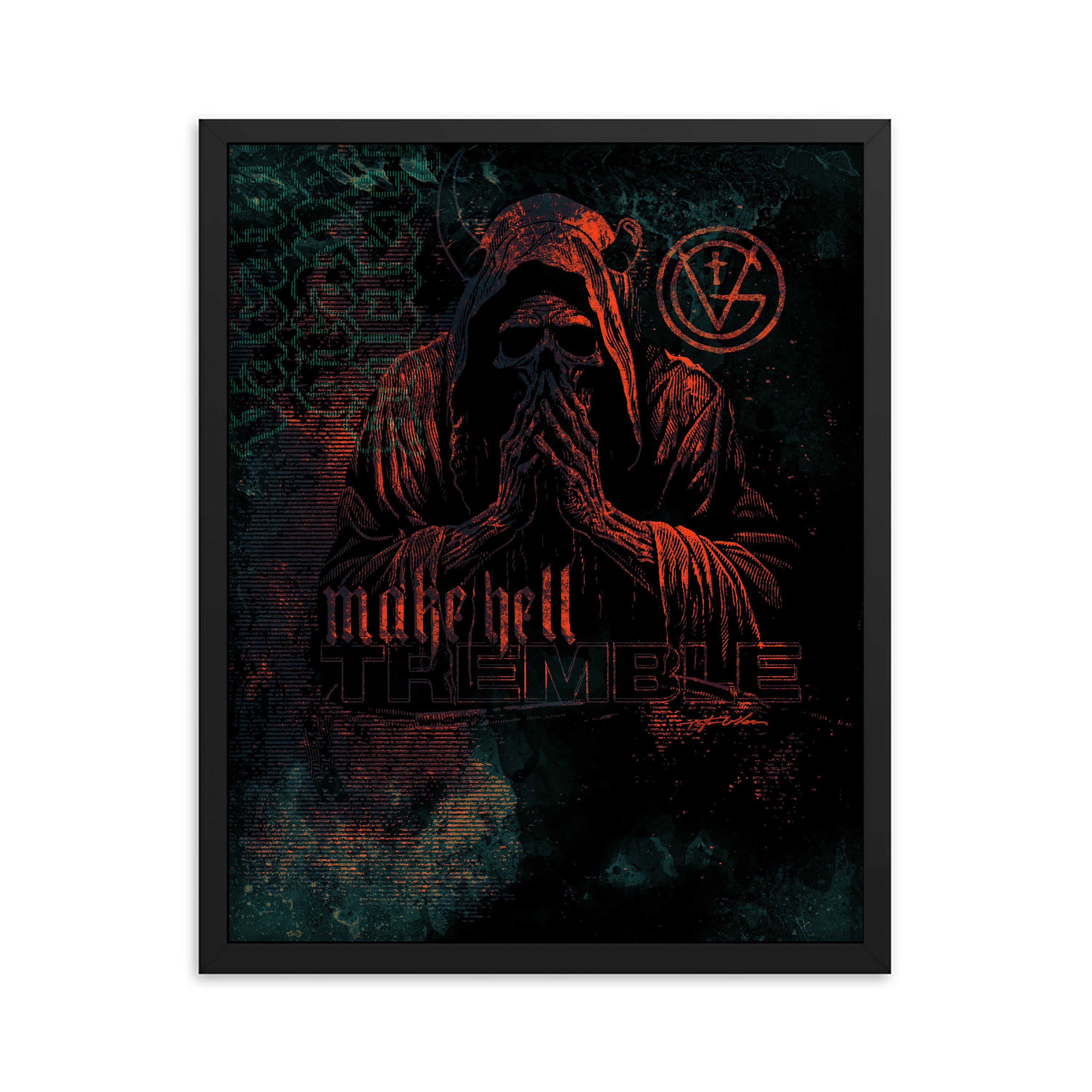 MAKE HELL TREMBLE (GLITCH) - POSTER