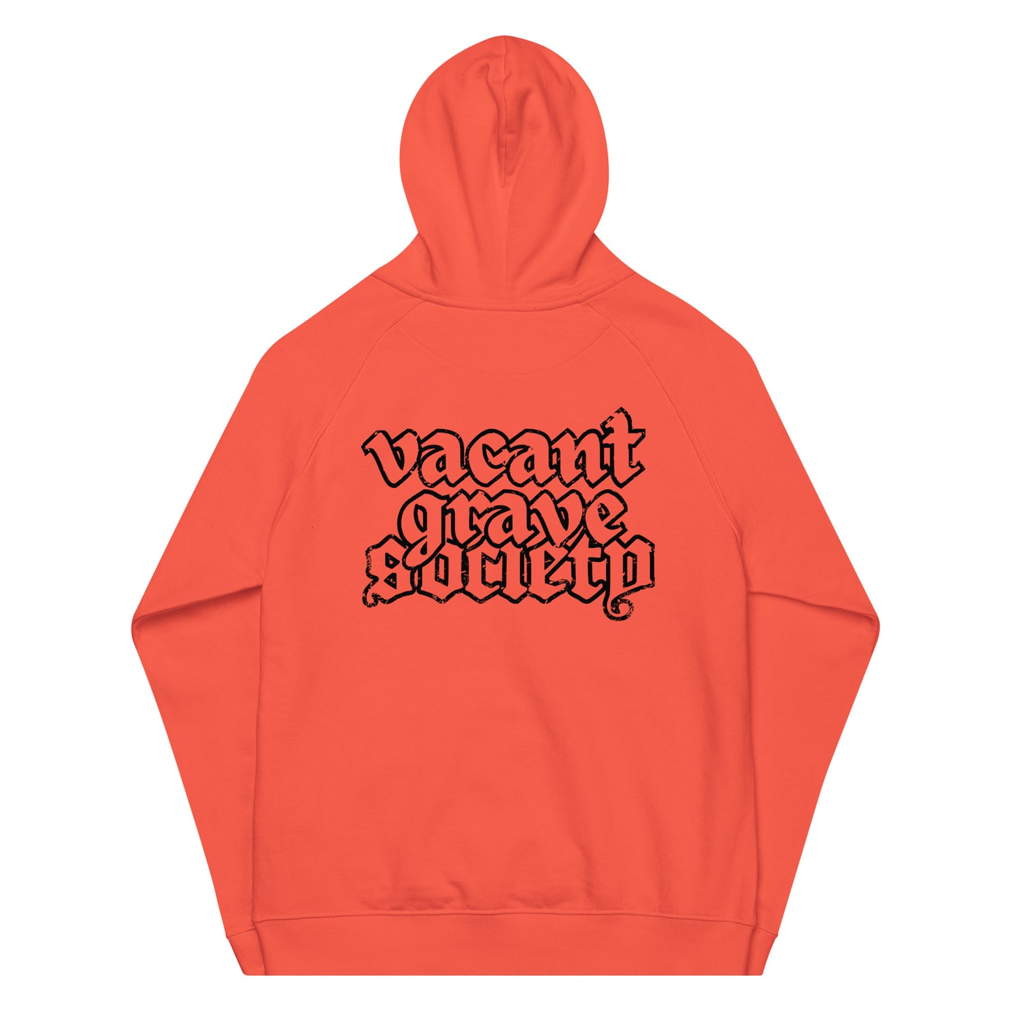 VGS - ORANGE - Unisex eco raglan hoodie