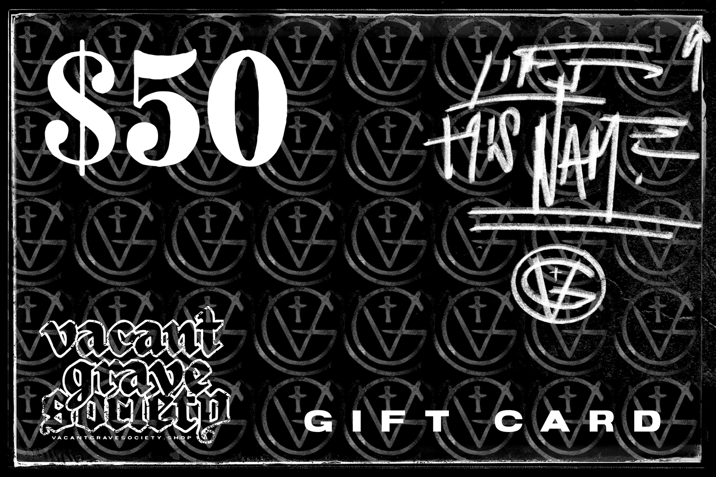 Vacant Grave Society - Gift Card
