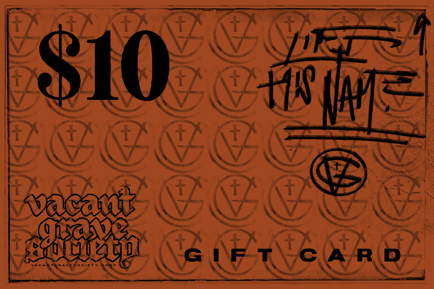 Vacant Grave Society - Gift Card
