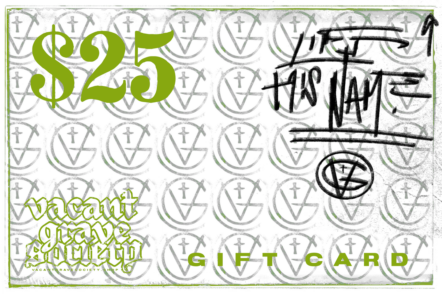 Vacant Grave Society - Gift Card