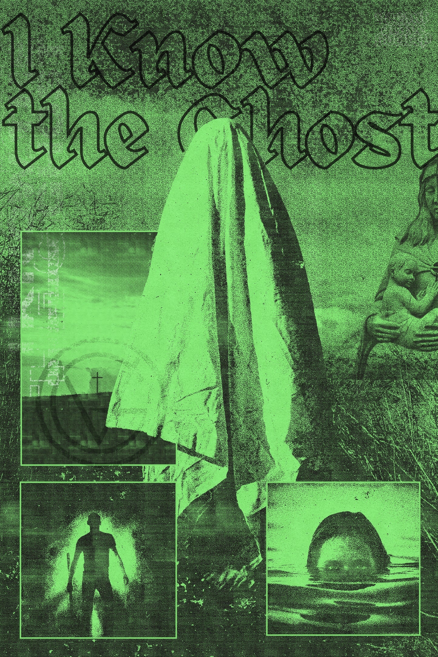 I KNOW THE GHOST - FRAMED POSTER