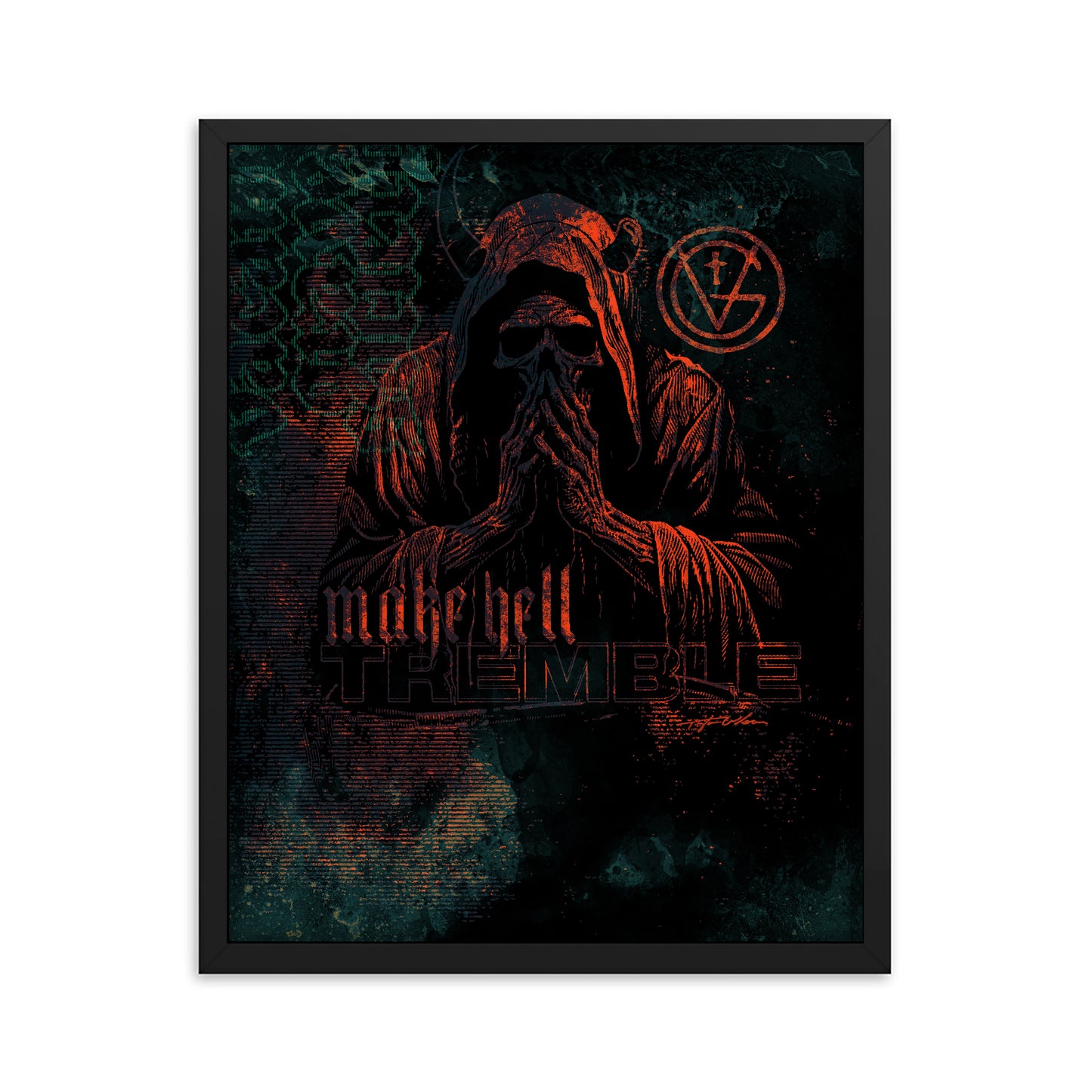 MAKE HELL TREMBLE (GLITCH) - POSTER